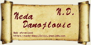 Neda Danojlović vizit kartica